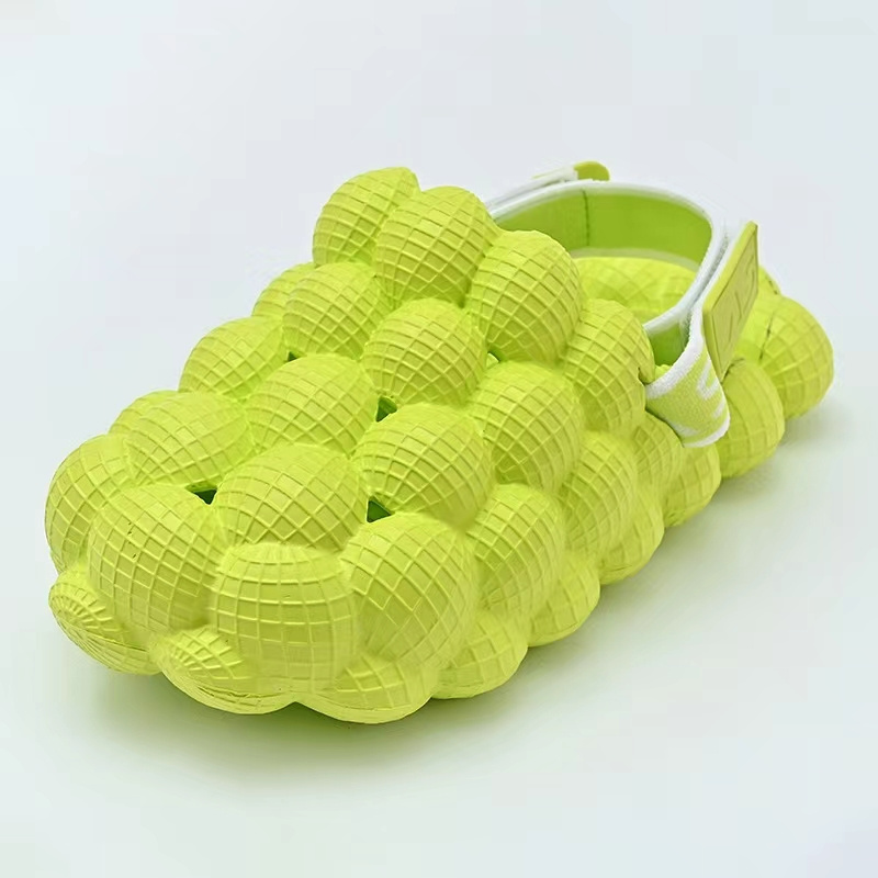 Wholesale EVA Foam Outdoor Summer Beach Children's Cute Bubble Lychee Fashion Massage Sole Sandals Wholesale Children's Shoes