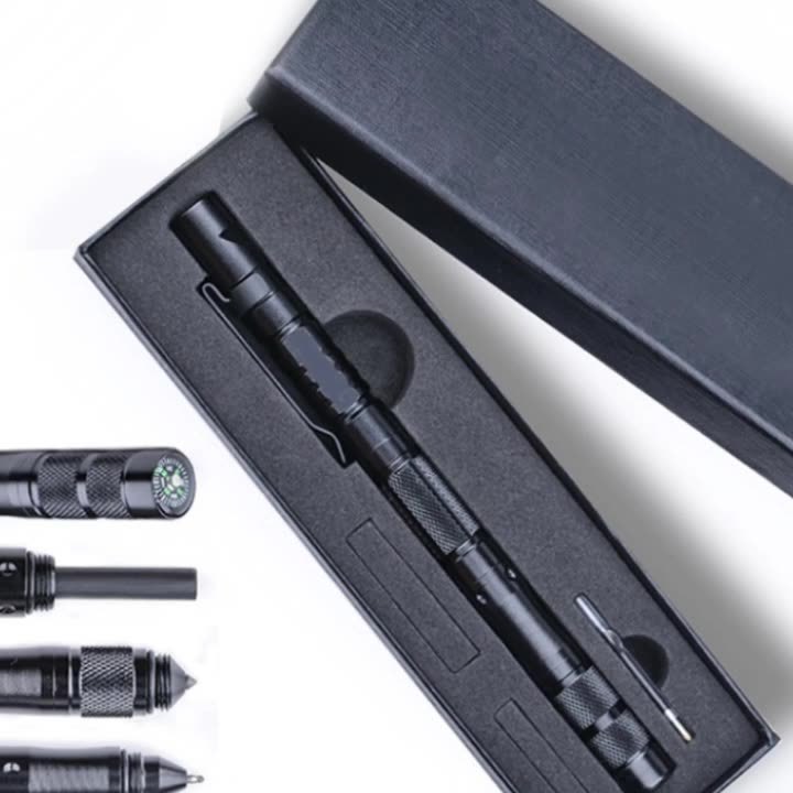 Multi-Function Rotating Unisex Tool Pen Window Glass Metal Ballpoint Outdoor Self Defense Weapons Tactical Pen Emergency