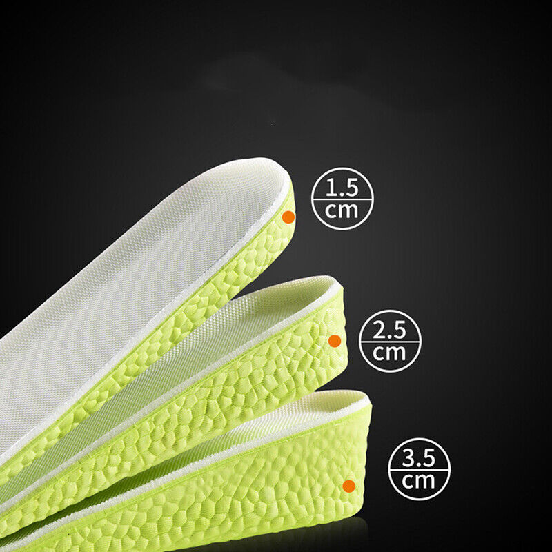 Hot selling Invisible Height Increase Insoles Memory Foam Shoes Sole Pad Breathable Replacement Insoles Taller