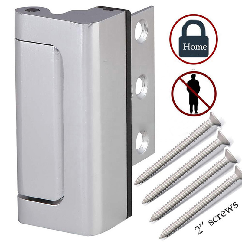 Hotel door security latchPrivacy Lock Home Security satinnickel Door security Lock Child Proof Door Reinforcement Lock nightlock