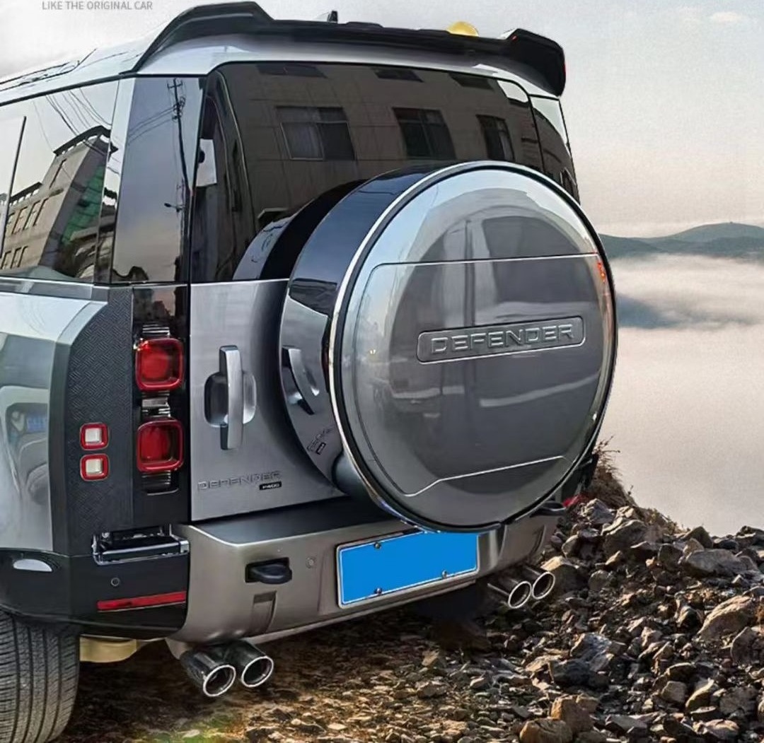 Spare Tire Cover Off-road Auto Exterior Accessories Rear Tire Cover For Land Rover Defender 90 110 130 Rear Wheel Cover