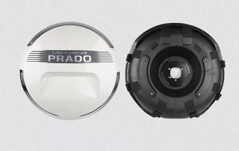 Spare Tyre Cover Spare Wheel Guard Protector Chrome Storage Bag Tire Cover For Land Cruiser Prado Fj Lc120 2003-2009