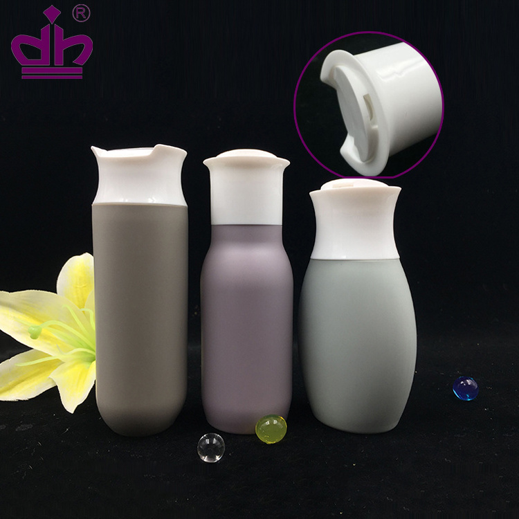 2oz new design squeeze plastic shampoo body wash bottles