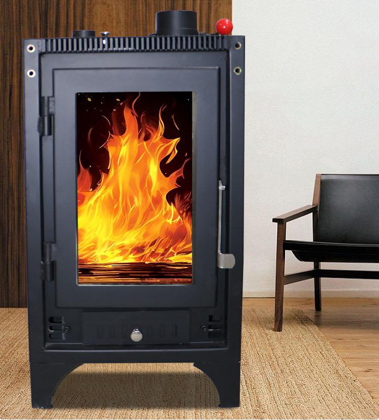 European style mini Steel Wood Stove Burning Free Standing indoor Wood burn Stove Fireplace