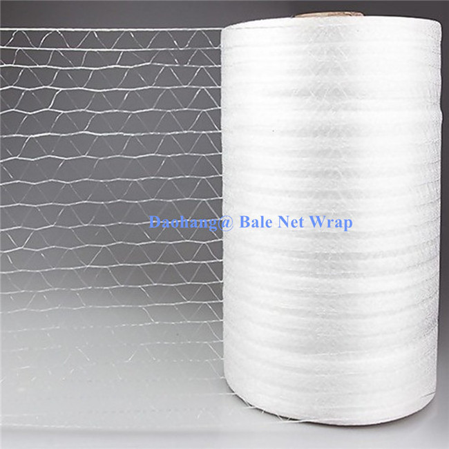 White 100% virgin HDPE silage bale net wrap straw bale net