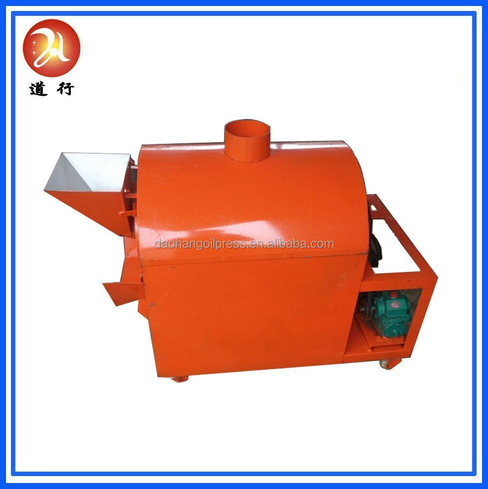 10kg/batch gas heating nut coffee bean roaster machine