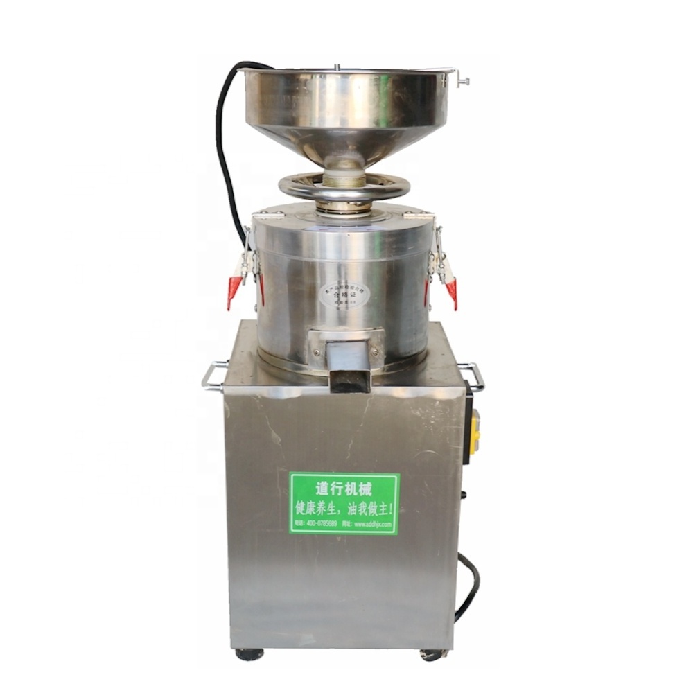 Small Automatic Nut Butter Grinding Grinder Almond Peanut Paste Making Machine For Sale