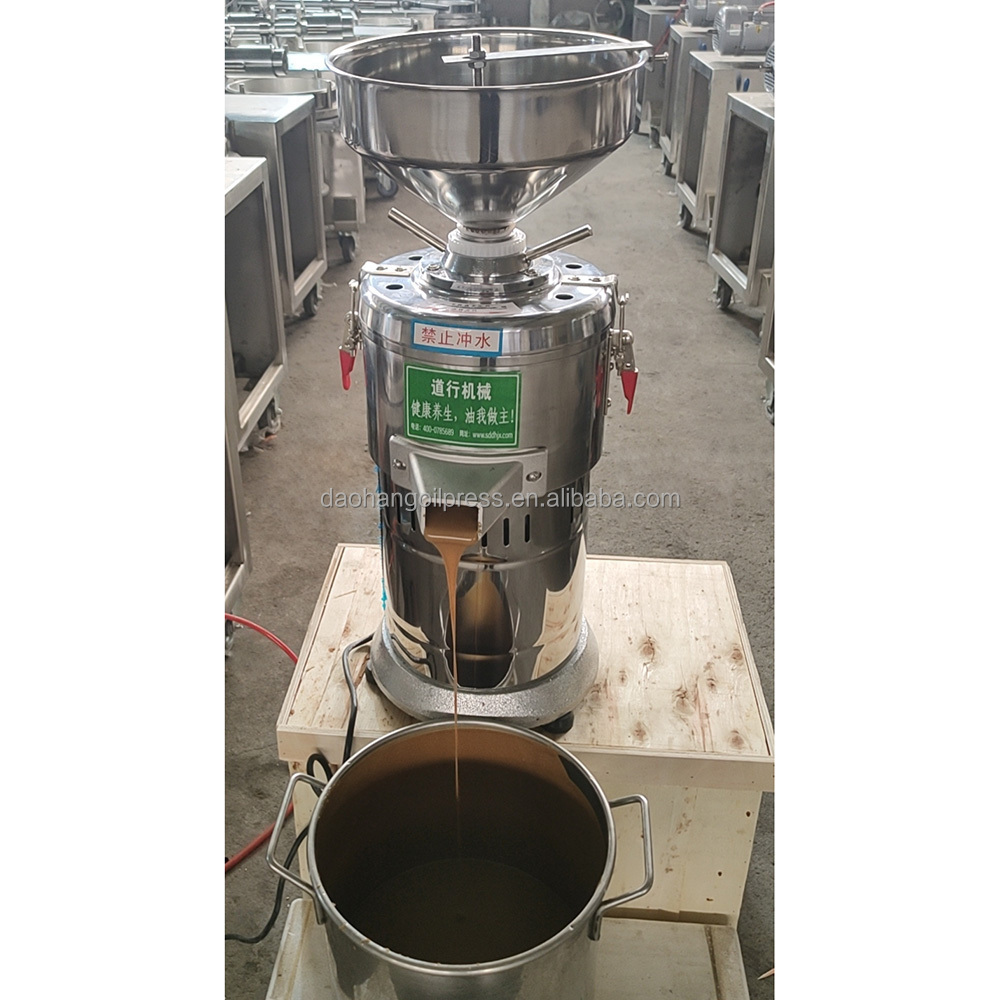 Small peanut cashew almond butter making grinder machine for Tanzania