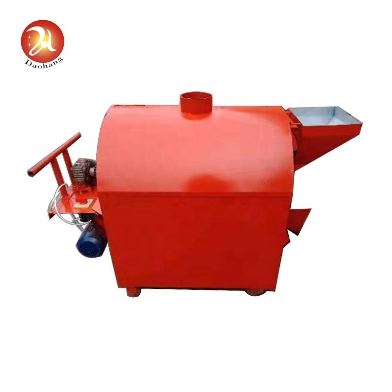 10kg/batch gas heating nut coffee bean roaster machine