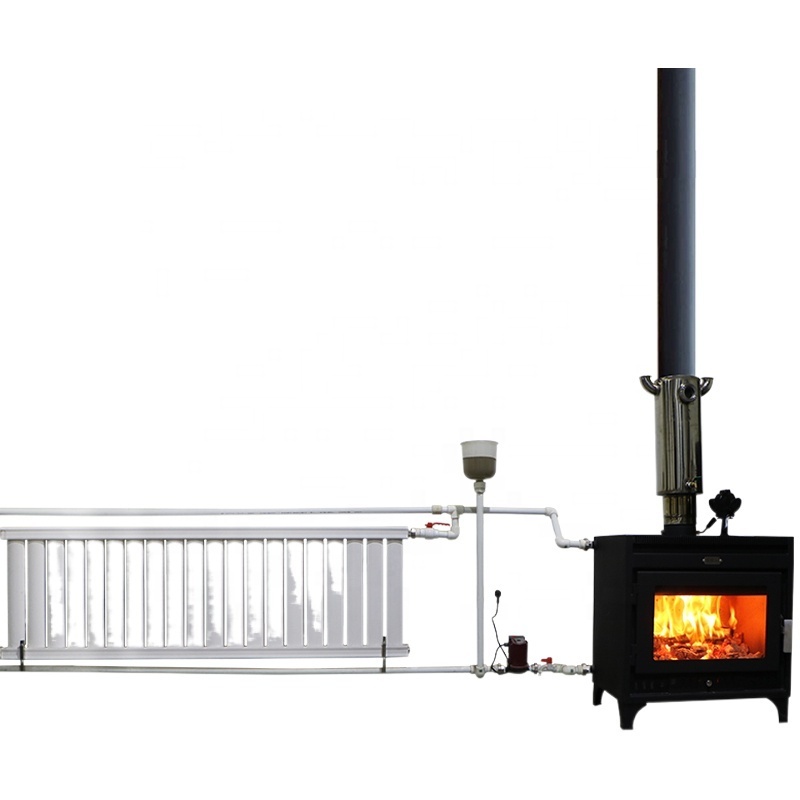 Heater connect real fire freestanding  roast bread pizza meat BBQ wood burning  heating stove european fireplace with oven