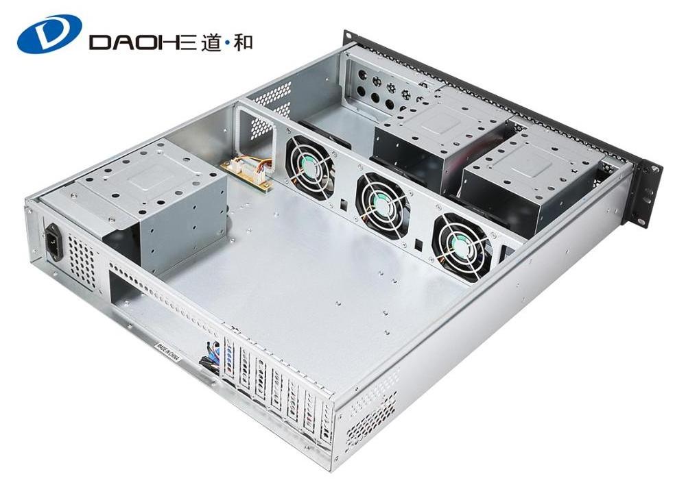 2u industry chassis 9 bays server case 550mm storage case usb3.0 rackmount chassis