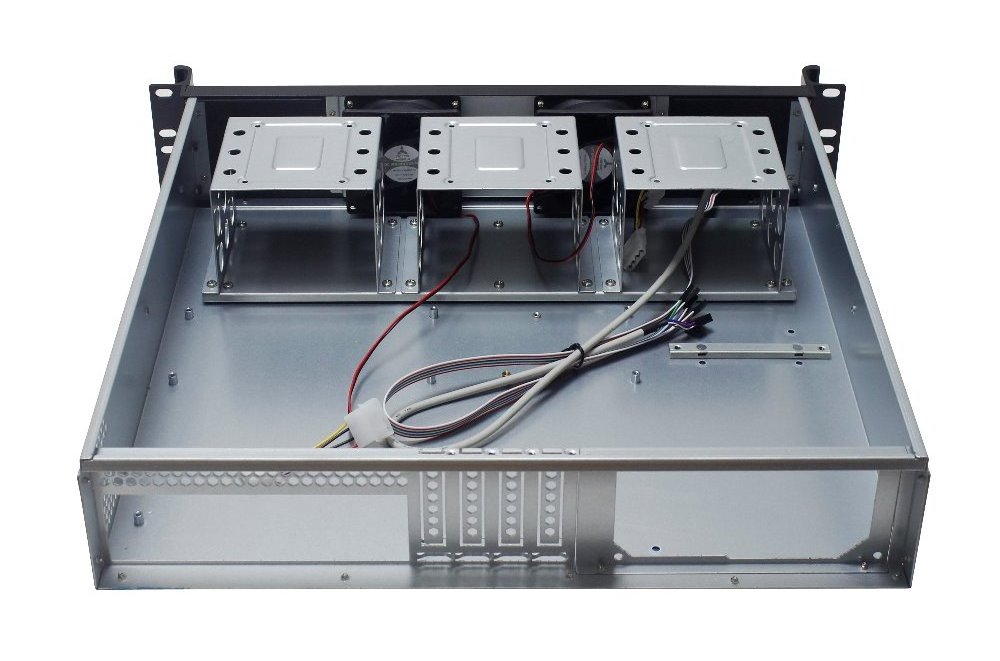 hot sale 2U 6bay 420mm Storage Server Rackmount aluminium Chassis and industrial case