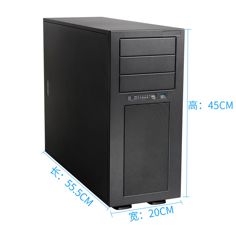 4u case 8bays server case support 4 GPU tower case full tower chassis