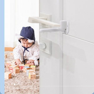 ABS Protection Device for Children Safety ABS Anti-open Handle Locks Door Lever Lock Baby Kids Safety Doors Lock Home Universal