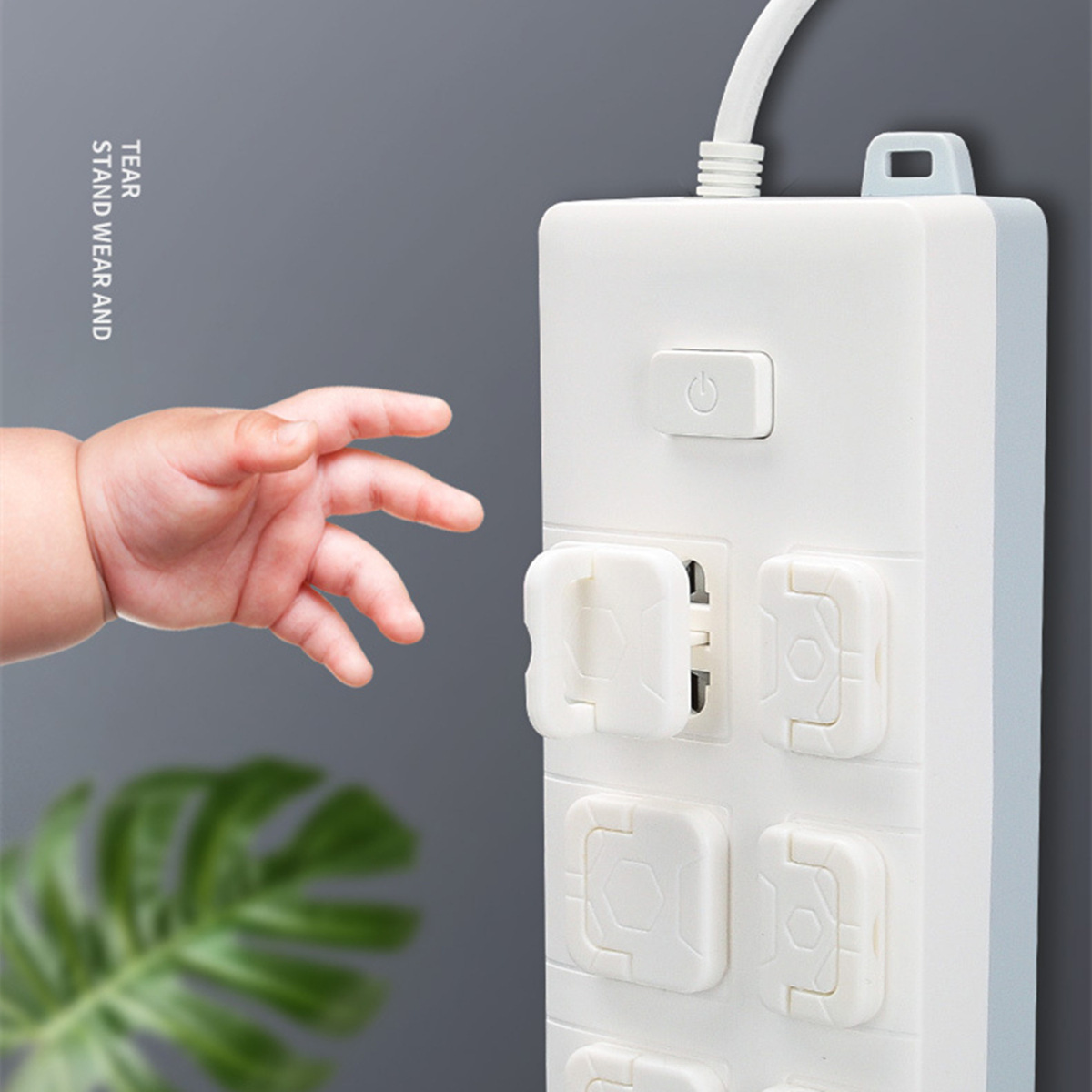 Customized Packing Baby Anti-Shock EU Standard Socket Cover Baby's Anti-Electric Socket Lid