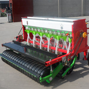 Farm tractor seed drill machine 14 row grass alfalfa seed planter