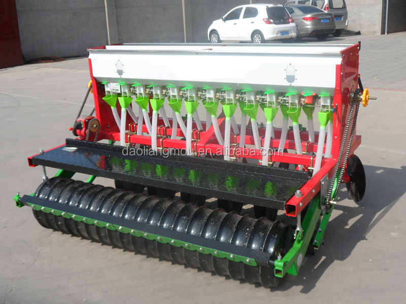 Farm tractor seed drill machine 14 row grass alfalfa seed planter