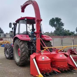 Pull type forage harvester corn maize chopper driven by 100HP tractor