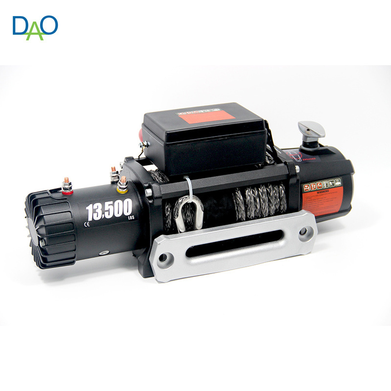 DAO 135000lbs Electric Car Winch 12v with Steel cable or Synthetic Rope