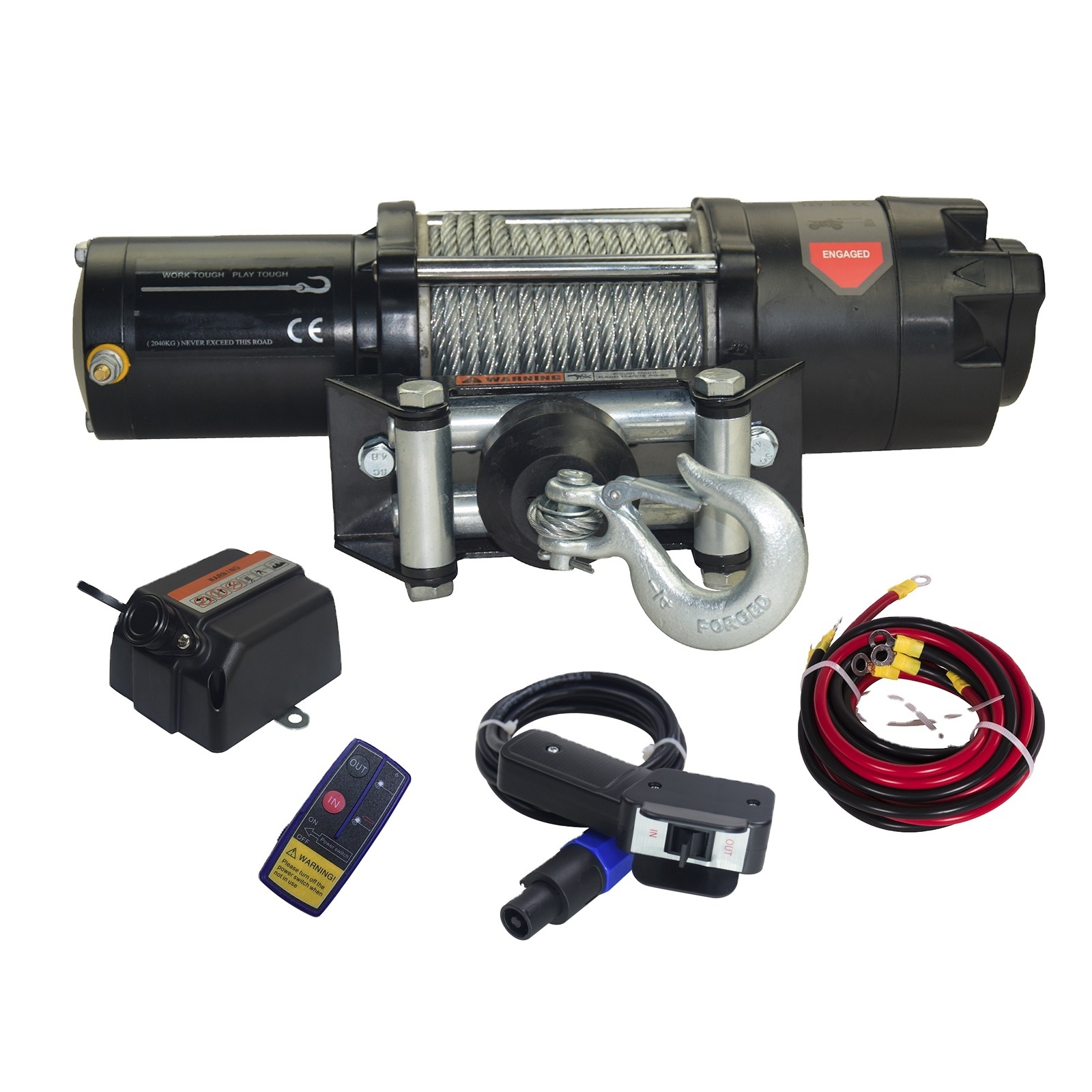 DAO Top Sales 6000lbs 12V ATV Winch with Synthetic Rope