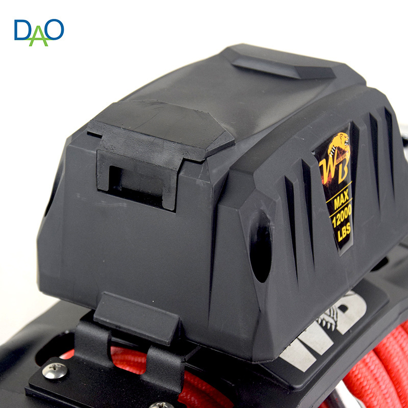 DAO Electric heavy duty winch 12000lbs 12v for 4x4 winch off road jeep truck for sale