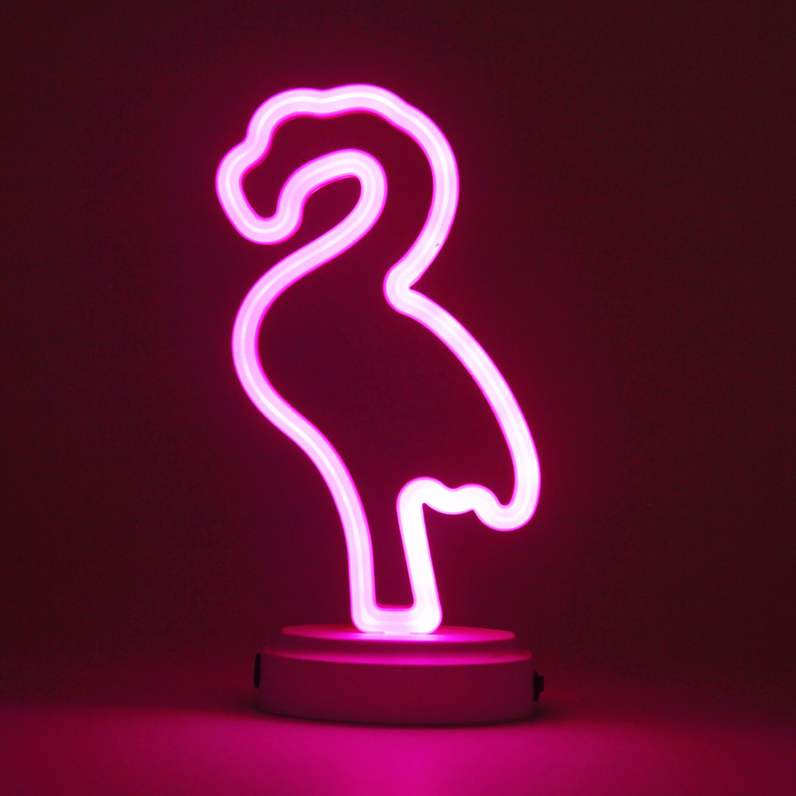 Battery Operated USB Powered Signs Flamingo LED Neon Lights lamp for Room Christmas Wedding Party Wall Decor