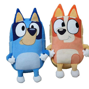 XUX Cartoon Fashion Bingo Dog Plush Backpack Stuffed Plush Bag 4 Colors Kindergarten Backpack