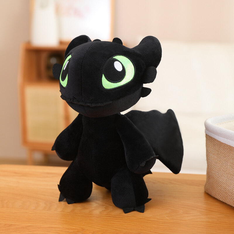 Set Light Night Fury How to Train Your Dragon Toothless Doll Stuffed Animals Squishy Plushies Toy Kapibara Cartoon 2-in-1 Pillow