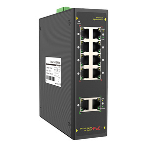 Industrial POE Switch Manufacturer 802.3 af/at 48V 4 8 16 24 PoE Port with 120W/240w power supply