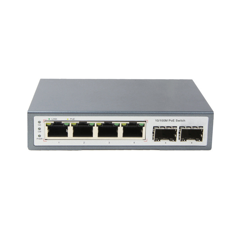 OEM/ODM PoE switch 4 8 16 24 ports 10/100M & Gigabit unmanaged 48V ethernet fiber switch poe IEEE802.3af/at suitable CCTV,NVR