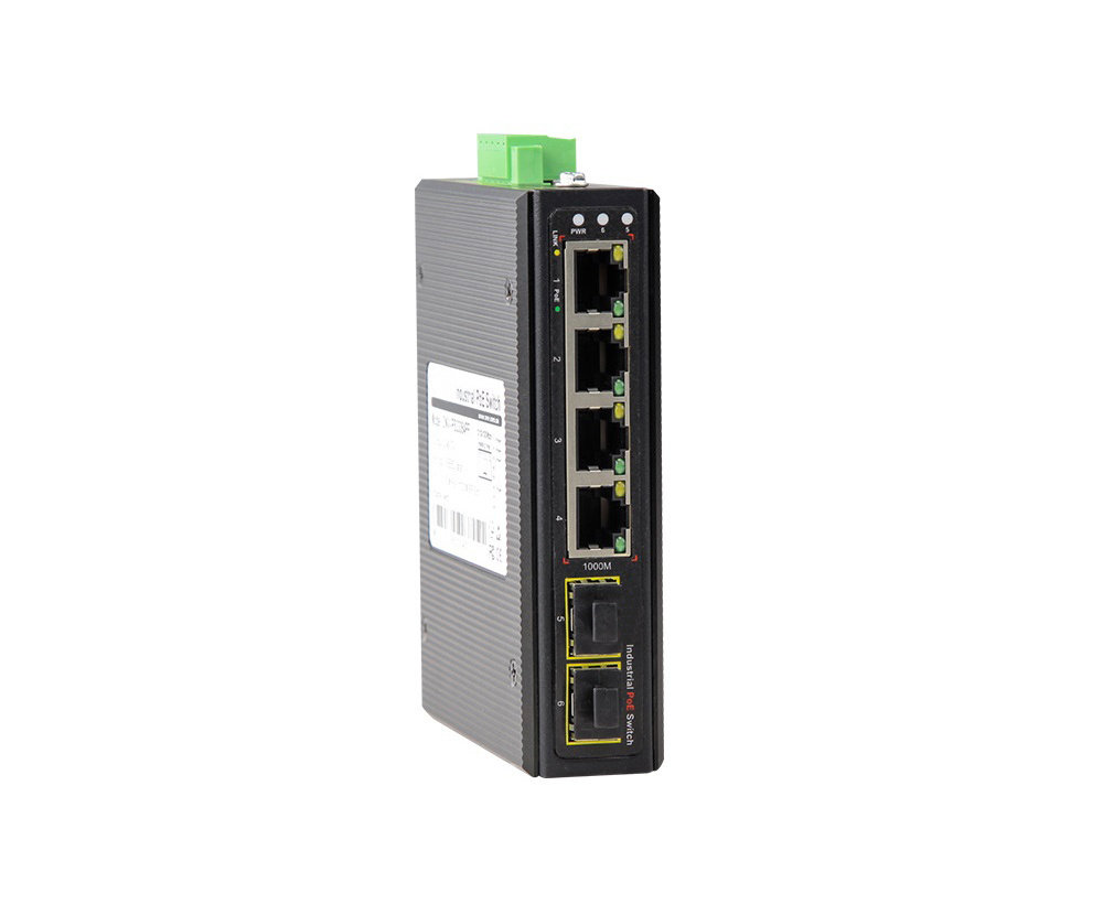 Industrial POE Switch Manufacturer 802.3 af/at 48V 4 8 16 24 PoE Port with 120W/240w power supply