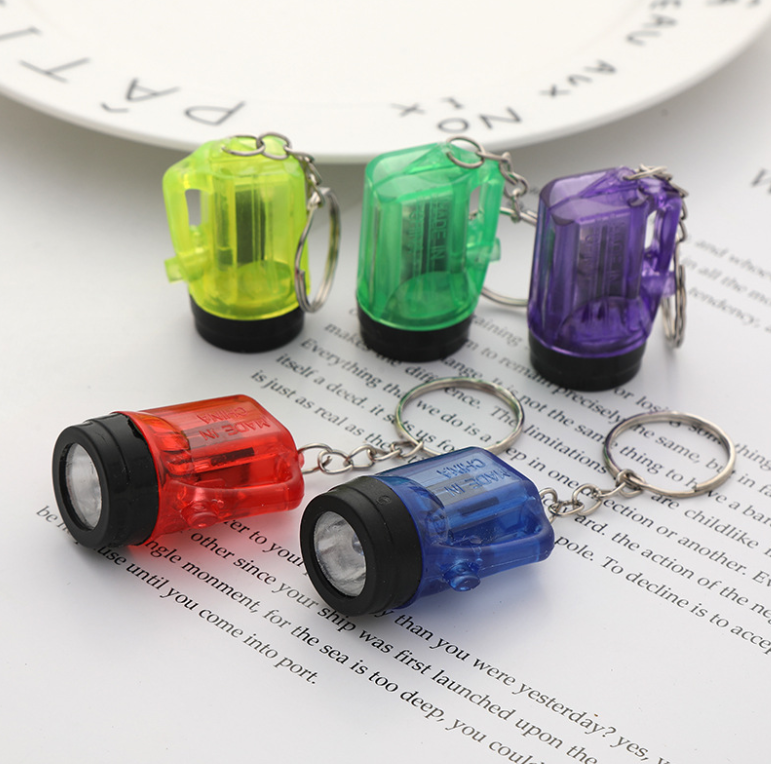 Super Mini Small Keychain Flashlight Lightweight Pocket Sized Bright Key Light Torch For Edc Emergency Sleeping Reading Outdoor