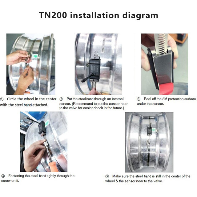 Daovay  6 To 18 Wireless Tire Pressure Monitoring Sensor 433Mhz Tpms For Truck Bus And Commercial Vehicles