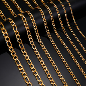 Factory Direct Twisted Stainless Steel Link Chain Necklace Gold/Silver Rope Chains for Fashion Jewelry Making for Weddings Gifts