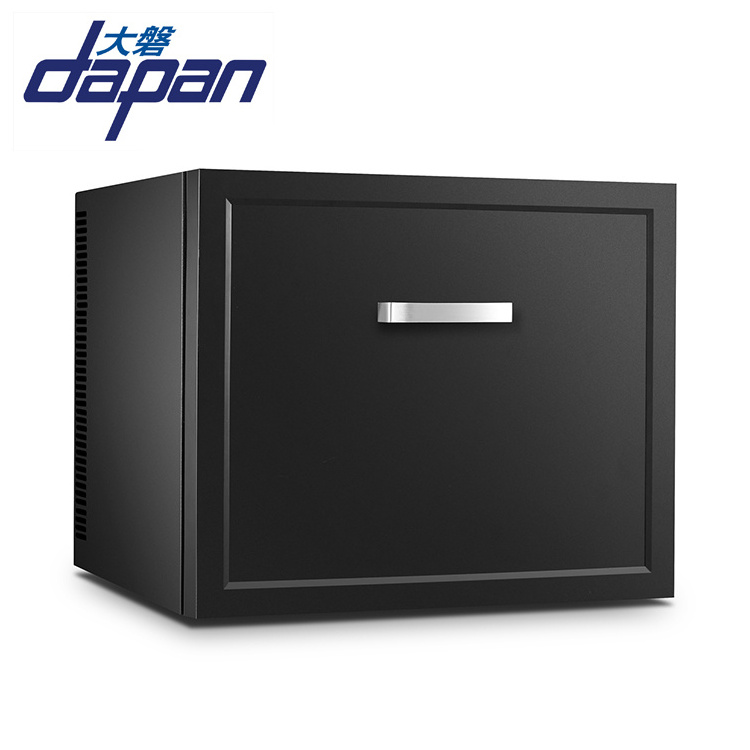 Convenient noise free night beside table horizontal drawer mini fridge for bedroom and hotel room