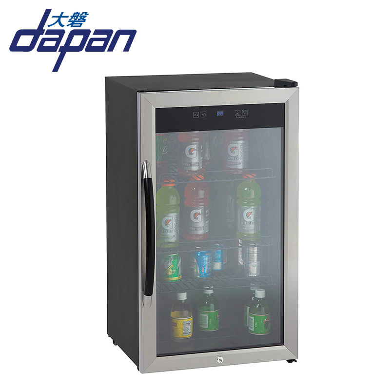 For cocacola single door transparent front glass door cold refrigerator fridge