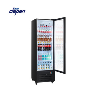 Upright Fridge Refrigeration Equipment Vertical Glass Display Coolers Wholesale Supermarket Commercial Refrigerator