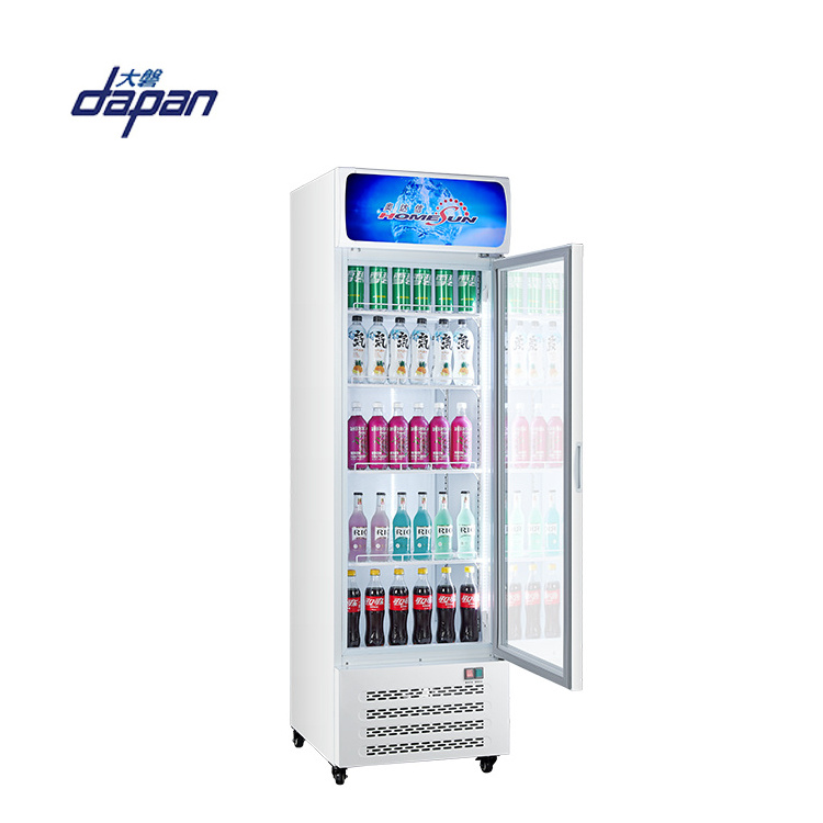 Restaurant Fridge Commercial Display Store Cooler Fan Cooling Cold Drink Refrigerator