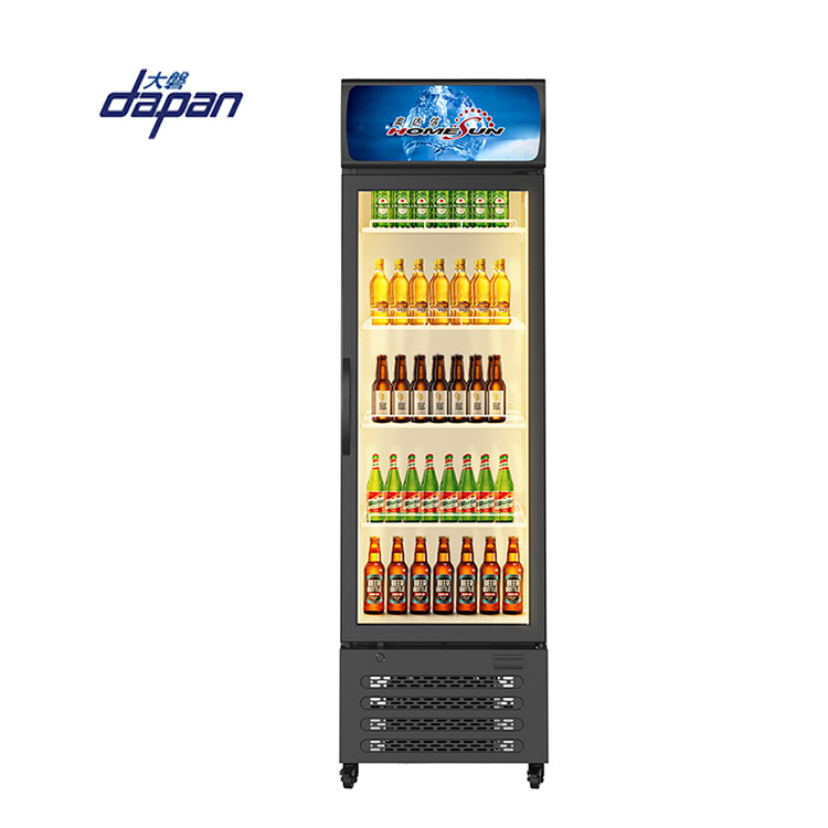 Restaurant Fridge Commercial Display Store Cooler Fan Cooling Cold Drink Refrigerator