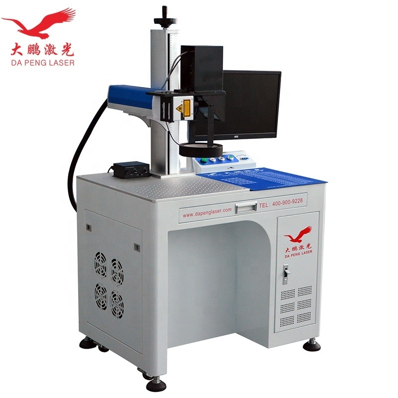 Industrial UV Flying Laser Marking Logo Printer Equipment Machine With Visual Positioning CCD Camera System