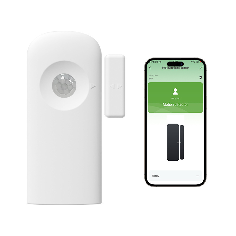 Tuya Smart WIFI Multifunction Sensor PIR Motion and Door Open or Closed Detectors 2in1 Smartlife APP Work With Alexa Google Home