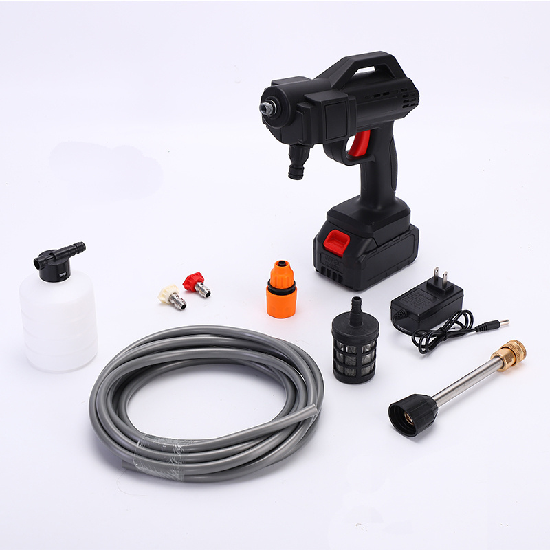 Wireless Car Washer 24V Lithium Battery Portable High Pressure Washer 25000kpa Cleaning Water Gun Garden Sprayer