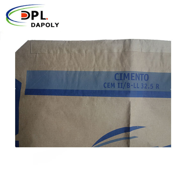 High Quality Breathable Heavy Capacity 25kg 50kg Recyclable Feature Brown Kraft Paper Bags For Cement