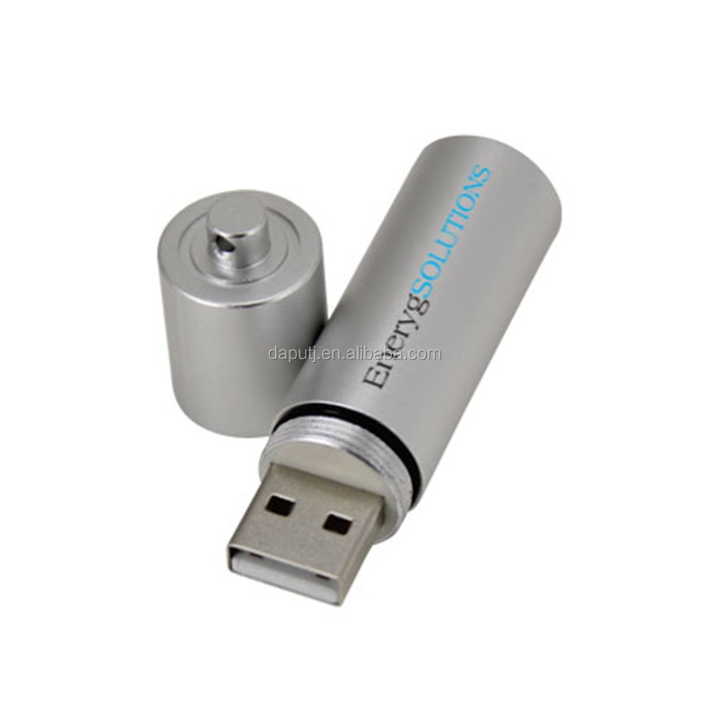 Battery shape usb gift gadget, custom logo usb stick free sample