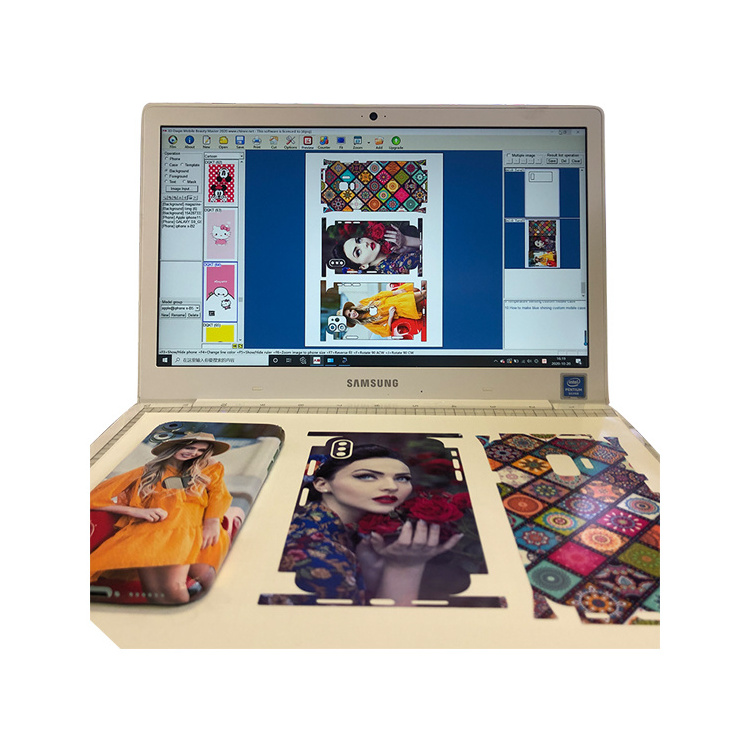 mobile skin cutting software for customized cellphone sticker