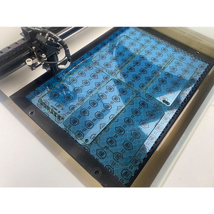 daqin 400Watt mobile screen protector CO2 Die Board Laser Cutting Machine for mobile screen protector