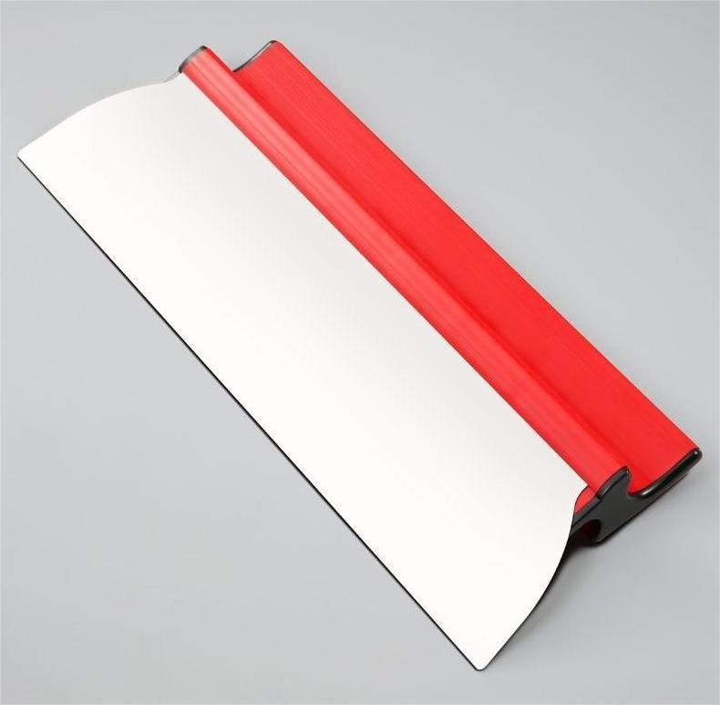 600mm Red stainless steel scraper manual Putty Scraper flat blade wall decoration tool