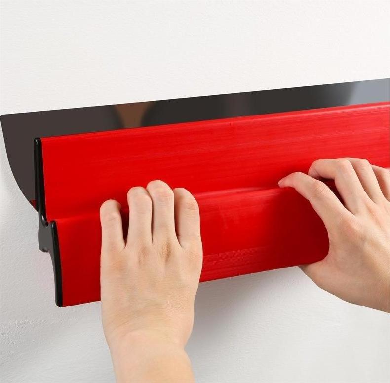 600mm Red stainless steel scraper manual Putty Scraper flat blade wall decoration tool