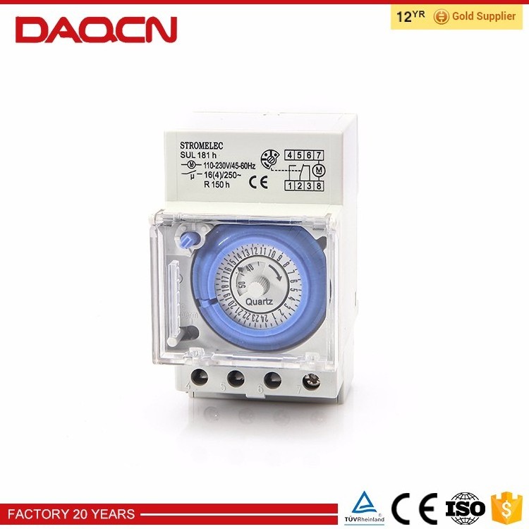 Factory Price 220V Programmable Daily Weekly Analogue Timer, Staircase Timer, Digital Timer Switch