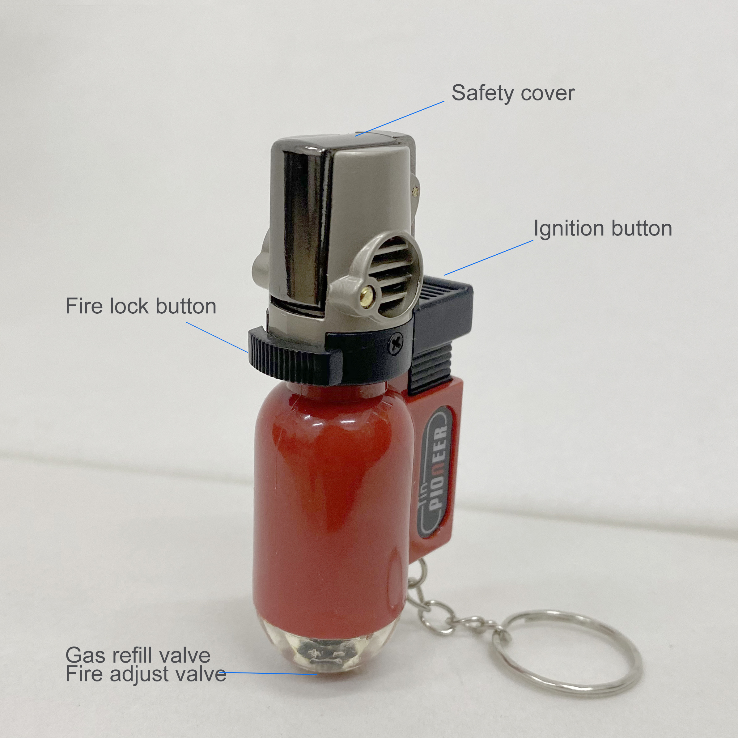 Inventory Plastic Cigar Torch Lighter Butane Jet Single Jet Flames Gas Lighter